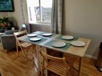 Dining table fully open